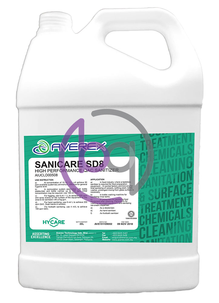 Chất khử trùng thiết bị, bề mặt SD8